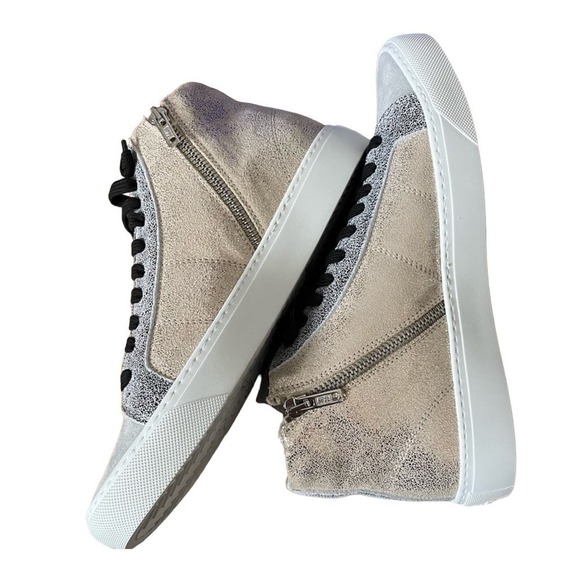 P448 Italian High Top Can Surf Later Star BS Panama Sneaker Size 37 / US 7 NWB - Picture 11 of 12